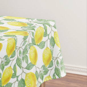 Tablecloth Yellow Lemons