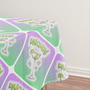 TABLECLOTHS - DAIQUIRI RECIPE COCKTAIL ART