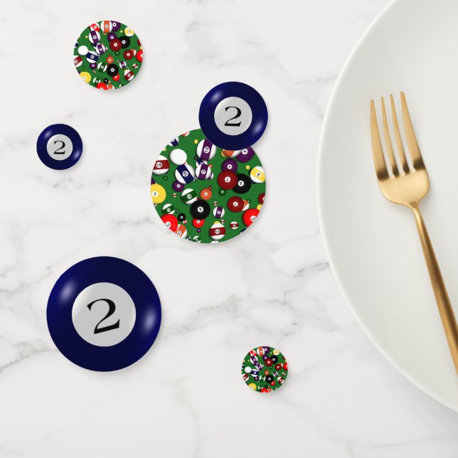 Tablefetti - Billiards and 2 Ball Confetti (Group)