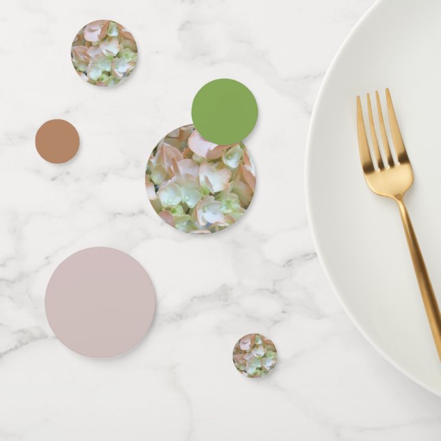 Tablefetti - Peach Hydrangea Confetti (Group)