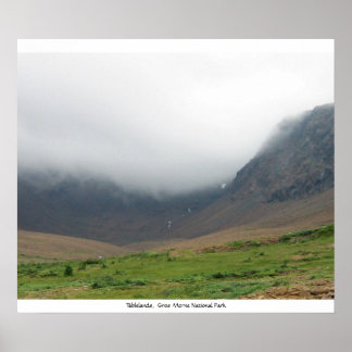 Tablelands,  Gros Morne National Park Poster