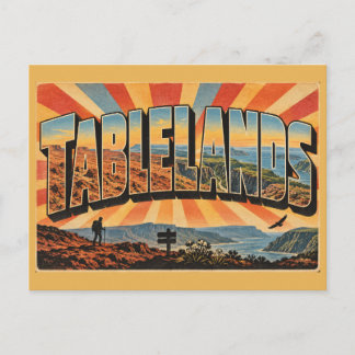 Tablelands NL Earth Mantle Hike Art Postcard