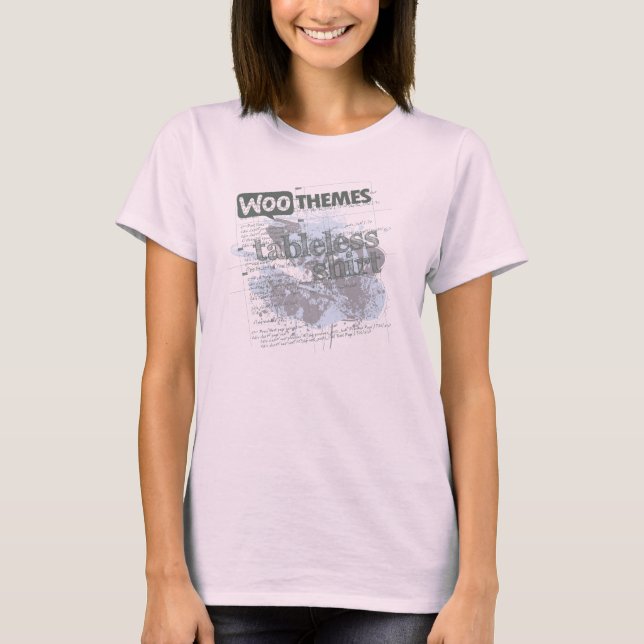 Tableless Shirt (Ladies) - White (Front)