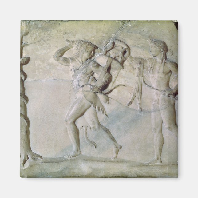 Tablet depicting Hercules Magnet (Front)