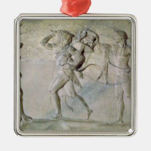 Tablet depicting Hercules Metal Tree Decoration