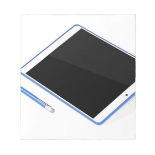Tablet on stand and digital pen notepad
