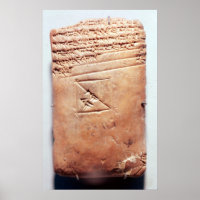 Tablet with cuneiform script, c.1830-1530 BC
