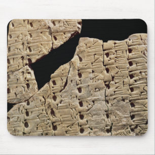 Tablet with cuneiform script, from Uruk Mouse Mat