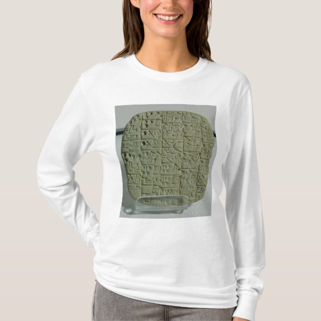 Tablet with cuneiform script T-Shirt (Front)