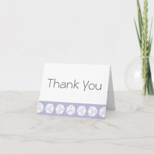 Tabletop Chic in Lavender Thank You Card