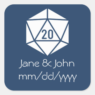 Tabletop Chic in Navy Sticker