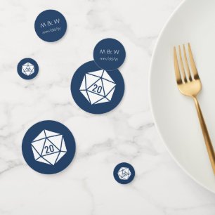 Tabletop Chic in Navy Table Confetti