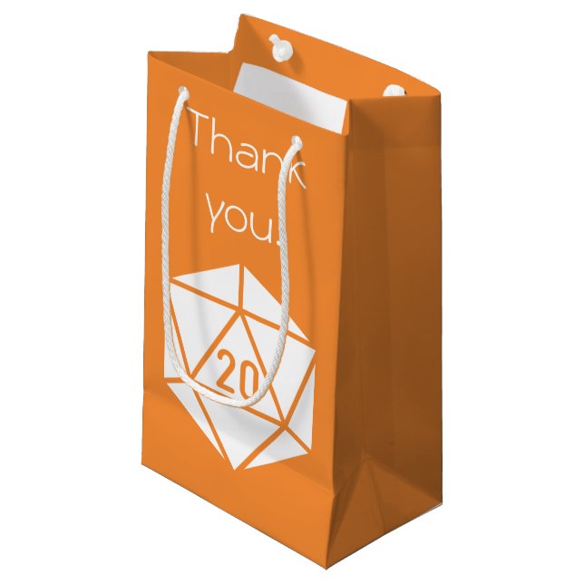 Tabletop Chic in Orange Gift Bag (Front Angled)