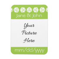 Tabletop Chic in Peridot Save-the-Date Magnet