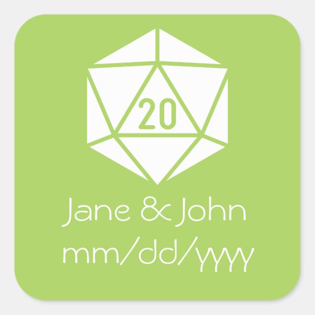 Tabletop Chic in Peridot Sticker (Front)