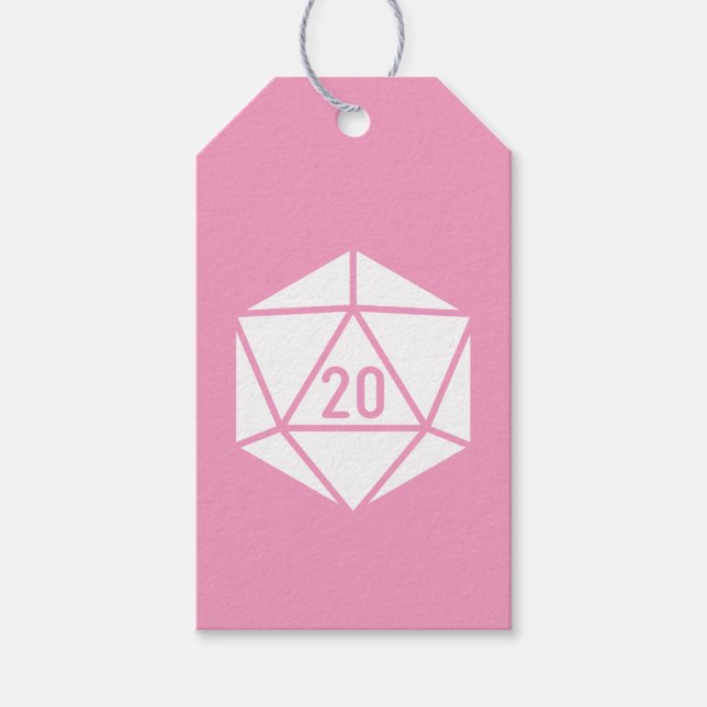 Tabletop Chic in Petal Pink Gift Tag (Front)
