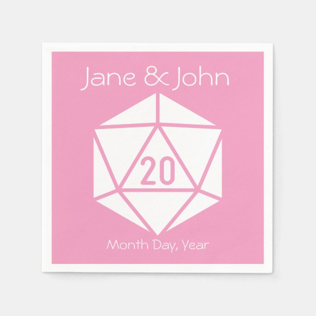 Tabletop Chic in Petal Pink Napkins (Front)