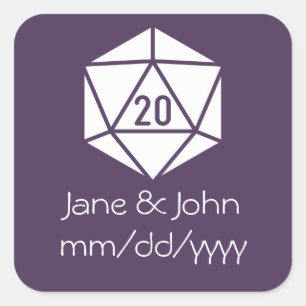 Tabletop Chic in Purple Sticker