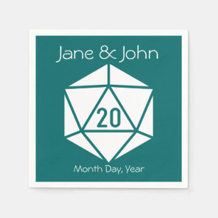 Tabletop Chic in Teal Napkins