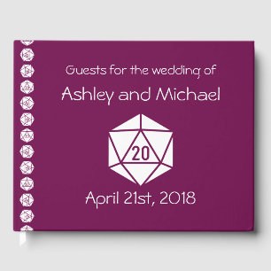 Tabletop Chic in Wine Guest Book