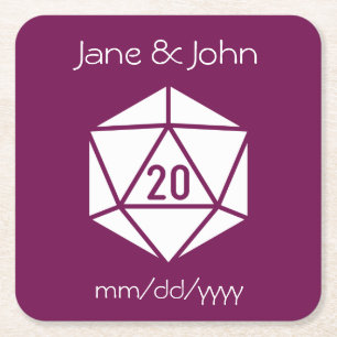 Tabletop Chic in Wine Paper Coaster