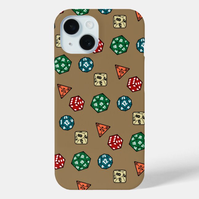 Tabletop Gaming Dice Design Case-Mate iPhone Case (Back)