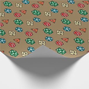 Tabletop Gaming Dice Wrapping Paper
