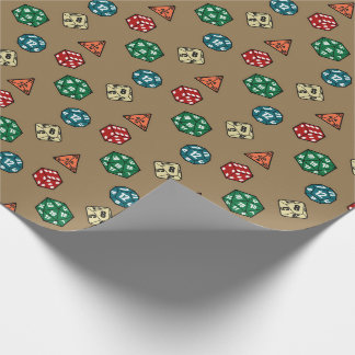 Tabletop Gaming Dice Wrapping Paper