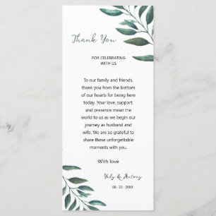 Tabletop Greenery Botanical Message Appreciation Programme