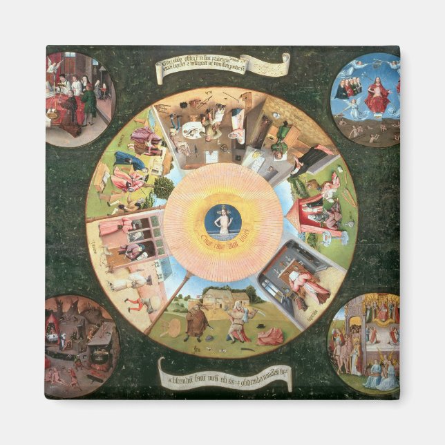 Tabletop of the Seven Deadly Sins Magnet (Front)