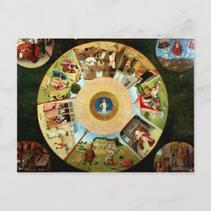 Tabletop of the Seven Deadly Sins Postcard