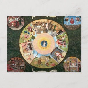 Tabletop of the Seven Deadly Sins Postcard