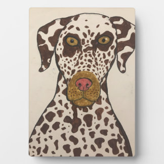Tabletop Plaque with Dalmatian image