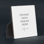 Tabletop Plaque with Easel<br><div class="desc">Customise your design in Templett. After you are done editing,  download your file in a JPG format (don't forget to turn on the bleed option). Upload your design here by clicking on the blue "Personalise" button.</div>