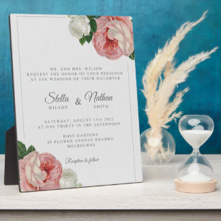 Tabletop Plaque with Easel