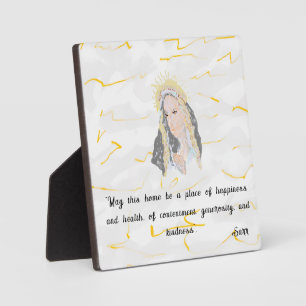 Tabletop Plaque with Easel : A Home Of Blessings