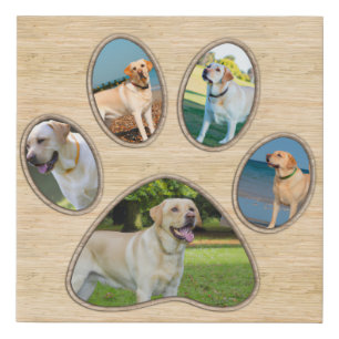 Tabletop Plaque with Easel Faux Canvas Print