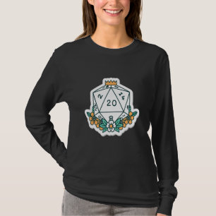 Tabletop Rpg Dice Game Board Game Master Role Pla T-Shirt