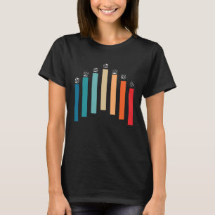 Tabletop RPG Dungeon Dice Retro vintage D20 Dice T-Shirt