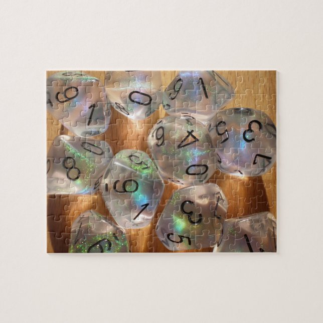 Tabletop RPG | PNP Fantasy Role Player D10 Dice Jigsaw Puzzle (Horizontal)