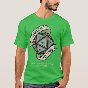 Tabletop RPG Vintage Game Chaotic Neutral vintage T-Shirt