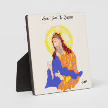 Tabletop W/Canvas : Saint John The Baptist
