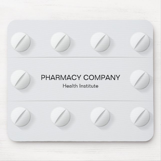 Tablets Pills Box Medical - Mousepad (Front)