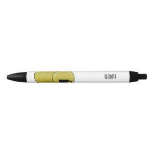 Tableware set cartoon illustration black ink pen