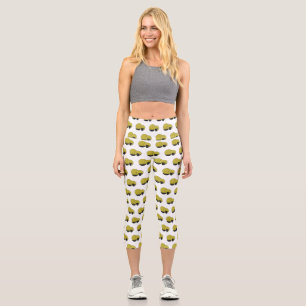 Tableware set cartoon illustration capri leggings
