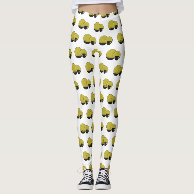 Tableware set cartoon illustration  leggings (Front)