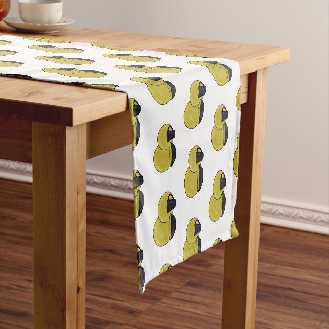Tableware set cartoon illustration  short table runner (In Situ)