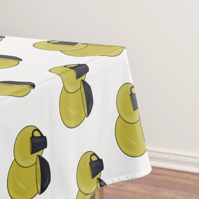 Tableware set cartoon illustration  tablecloth (In Situ)