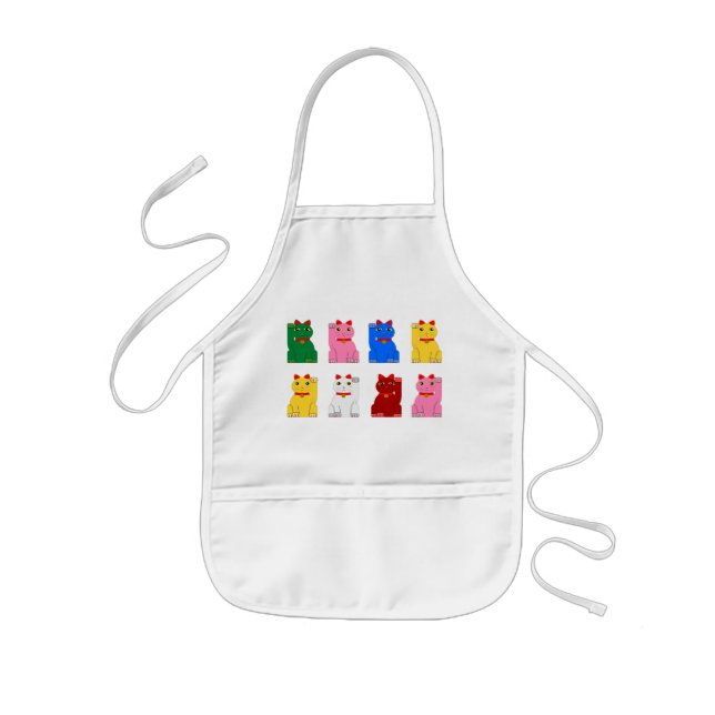 Tablier Enfant maneki neko Kids Apron (Front)