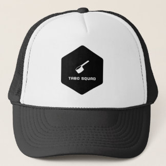 Tabo Squad Trucker Hat (black and white)